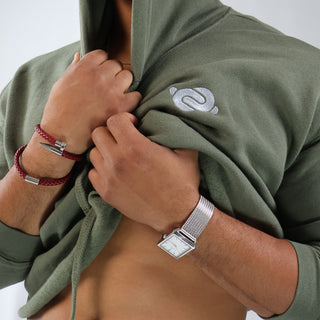 EdgeDrive™ Cropped Raw-Hem Hoodie