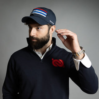 Dark Yarn Nautilus Reserve Dockside Cap, stylish headwear featuring a nautical design and adjustable fit.