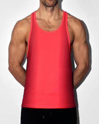 Super Bright Racerback Tank Neon Red