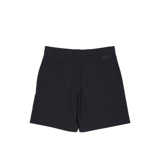 Black Cotton Cargo Shorts