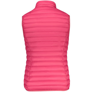 Rosa Poliammide women's vest by Norway 1963, featuring a soft pink fabric and sleeveless design on a neutral background.