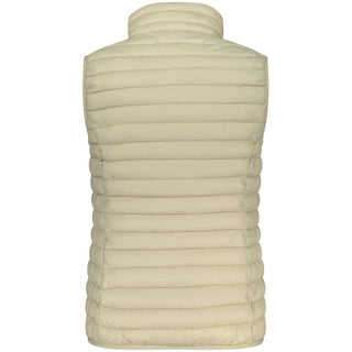 Beige Norway 1963 women's poliammide gilet with front pockets and zip closure, stylish and lightweight for everyday wear.
