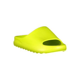 Yellow polyurethane women's slippers by Norway 1963, featuring a comfortable slip-on design and casual style.