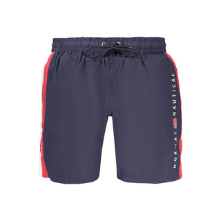 Blue polyamide men's swimwear by Norway 1963 with a sleek fit, designed for comfort and style at the beach or pool.
