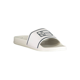 White polyurethane men's slipper by Norway 1963, featuring a comfortable slip-on design with a cushioned sole.