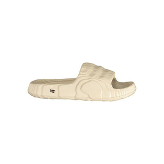 Beige polyurethane men's sandal by Norway 1963 with open toe and strap design, suitable for casual summer wear.