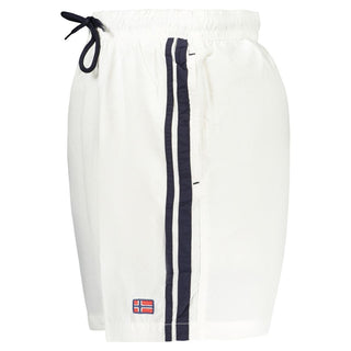 Men's Bianco Polyamide swimwear by Norway 1963, featuring a sleek design and comfortable fit in a vibrant color.