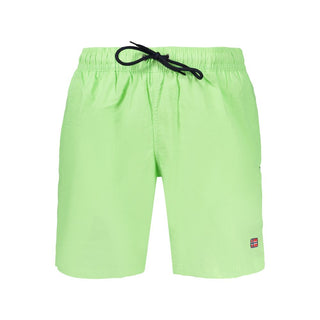 Men's Verde Poliammide swimwear by Norway 1963, featuring a sleek, fitted design perfect for swimming and beachwear.