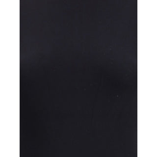 Black Wolford polyamide bodysuit with long sleeves and seamless fit, displayed on a neutral background.