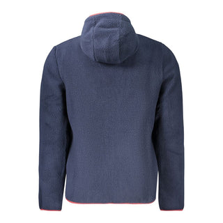 Blue polyester men's sweatshirt by Norway 1963, featuring a comfortable fit and casual style, displayed on a white background.