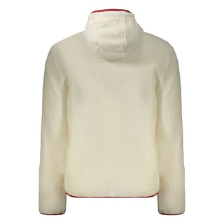 Light gray Norway 1963 men's polyester sweatshirt with a crewneck and soft fabric, modeled on a person.