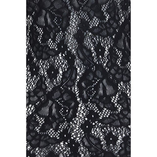 Black Wolford polyamide shirt displayed flat, showing smooth fabric and simple collar detail.