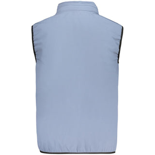 Norway 1963 Azzurro polyester men's vest with a sleek fit, featuring a smooth fabric and classic design.