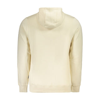 White cotton men's sweatshirt by Norway 1963 featuring a classic crewneck design and comfortable fit.