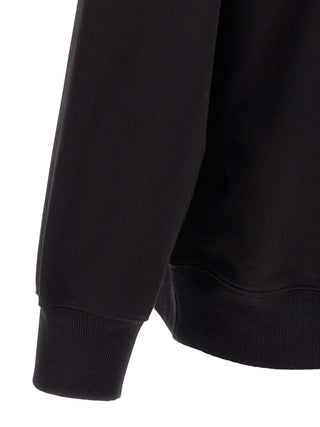 Black cotton sweatshirt by Carhartt Wip featuring a relaxed fit and classic crewneck style.