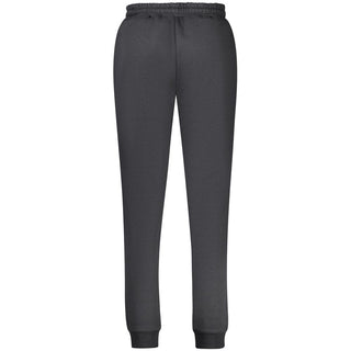 Black cotton women's sports trousers by Norway 1963, showing a comfortable fit and casual athletic style.