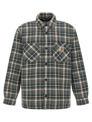 Multicolor cotton full-length jacket by Carhartt Wip featuring a stylish design and durable fabric for everyday wear.