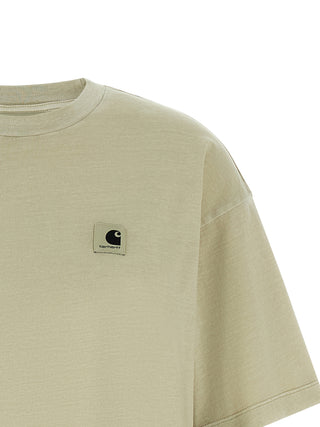 Beige organic cotton sportswear by Carhartt Wip, featuring a comfortable fit and casual athletic style.