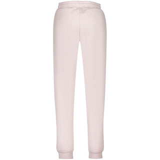Pink cotton women's trousers by Norway 1963, featuring a relaxed fit and classic design.