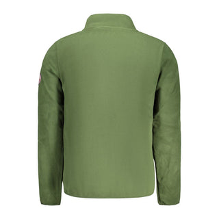 Norway 1963 Verde polyester men's sweatshirt shown in dark green with a relaxed fit and crew neckline.