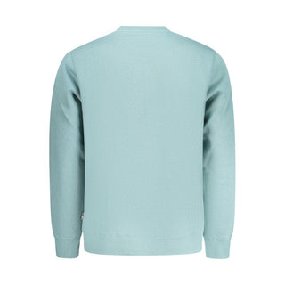 Green cotton men's sweatshirt by Norway 1963 featuring a comfortable fit and casual style.