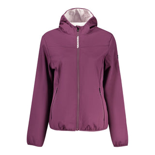 Norway 1963 Viola polyester women's jacket displayed, featuring a stylish, lightweight design in a versatile color.