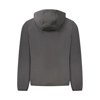 Black Norway 1963 men's polyester jacket front view