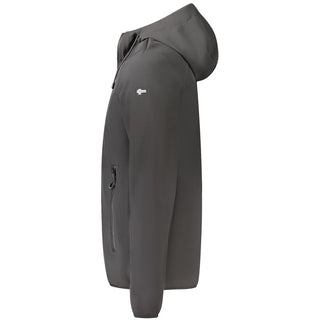 Black Norway 1963 men's polyester jacket shown from the front