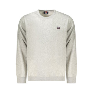 Norway 1963 Grigio cotton men's sweatshirt in gray, featuring a classic crew neck design