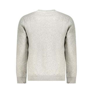 Norway 1963 Grigio cotton men's sweatshirt in gray with long sleeves and crew neck