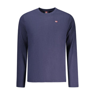 Blue cotton men's T-shirt by Norway 1963