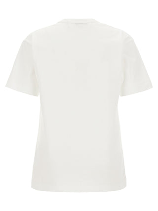 Comme des Garçons Play white cotton T-shirt with signature heart logo on chest