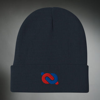 Dark Yarn CozyCore Nautilus cotton-blend beanie, soft and warm headwear with a snug fit, ideal for cold weather.