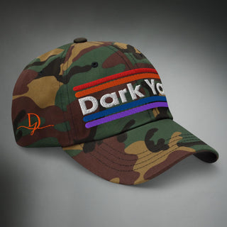 Dark Yarn Huntsman Vintage IIID Logo classic camo headwear featuring a rugged design and camouflage pattern.