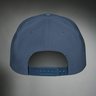 Dark Yarn AeroRope™ Stay-Dri Snapback headwear featuring a structured cap with a curved brim and adjustable snap closure.