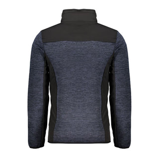 Blue polyester men's jacket from Norway 1963 with a modern fit and zip-up front.