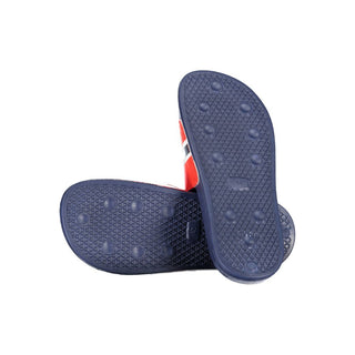 Blue plastic men's slipper by Norway 1963 with a simple slip-on design and cushioned sole, suitable for indoor use.