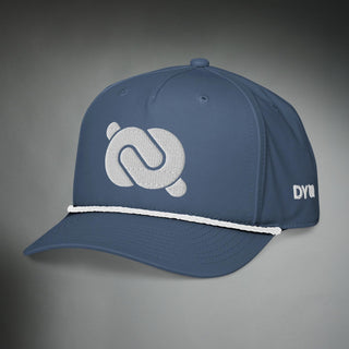 Dark Yarn AeroRope™ Stay-Dri Snapback headwear with adjustable brim and breathable design, perfect for casual wear.