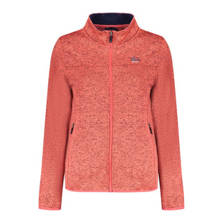 Pink Rosa polyester women's sweatshirt by Norway 1963, featuring a comfortable fit and casual style.