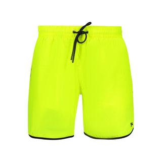 Norway 1963 men's Giallo polyamide swim boxer with yellow fabric and secure waistband, suitable for swimming and beachwear.