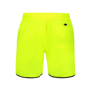 Men's swim boxer in yellow polyamide by Norway 1963, featuring a comfortable fit and athletic style.