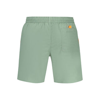 Men's Verde Poliammide swim boxer by Norway 1963, featuring a fitted design in vibrant green fabric.
