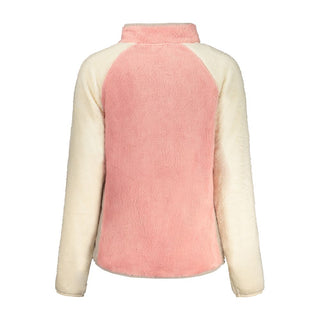 Rosa polyester women's sweatshirt by Norway 1963, featuring a comfortable fit and casual style, shown in a soft pink color.