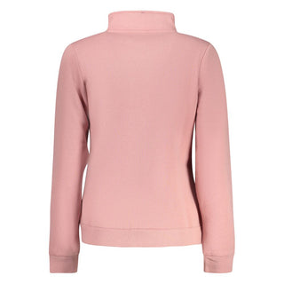 Rosa cotton women's sweatshirt by Norway 1963, showing a cozy, soft pink sweatshirt with a relaxed fit and long sleeves.
