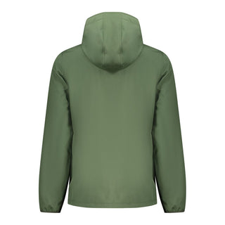 Men's green polyester jacket by Norway 1963, featuring a casual fit and zip-up front, suitable for outdoor wear.