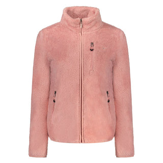 Rosa polyester women's sweatshirt by Norway 1963, featuring a comfortable fit and casual style in soft pink fabric.