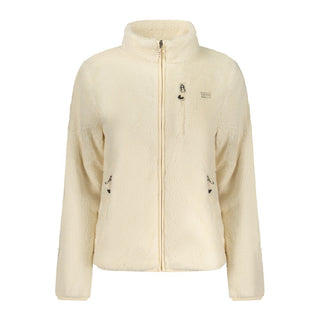 Norway 1963 Bianco polyester women's sweatshirt with a relaxed fit and crew neckline, shown in a light color.