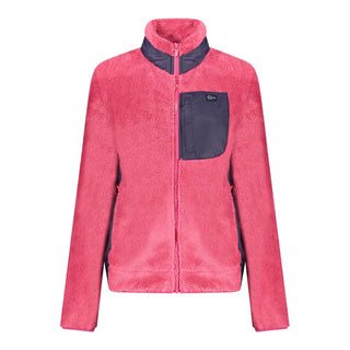 Rosa polyester women's sweatshirt by Norway 1963 featuring a cozy fit and casual style, shown in a soft pink color.