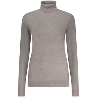 Light gray viscose women's sweater from Norway 1963 featuring a cozy, relaxed fit and soft fabric for comfortable wear.