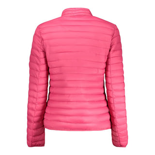 Rosa Poliammide women’s jacket by Norway 1963 featuring a stylish pink nylon design with a zip front and collar.